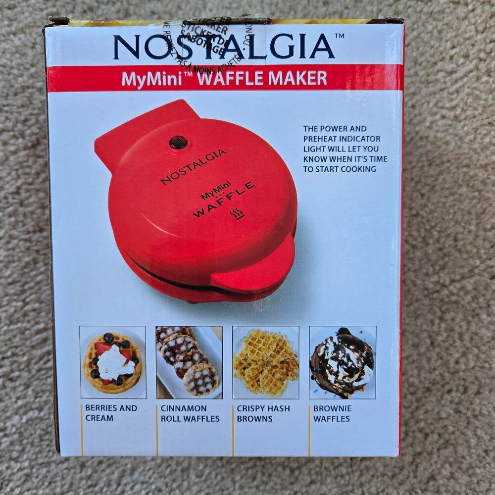 New Mini Waffle Maker - Picture 1 of 2